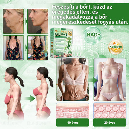 🍃Hivatalos áruház | BuildLeaf GLP-1 20 az 1-ben Karcsúsító és egészséges szájon át szedhető folyadék (naponta egyszer, 7 napon belül hat) ✅ Támogatja a testsúlyt és a nők egészségét, miközben feszesíti a bőrt és fokozza a vitalitást